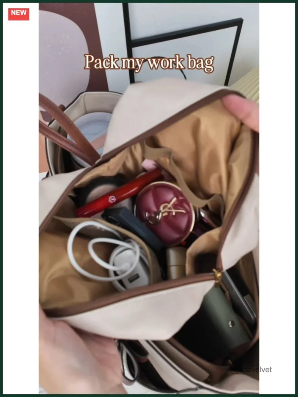 Leather Laptop Tote Bag for Women, Work Computer Briefcase, Padded 15.6
